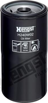 Hengst Filter H240W02 - Filtru ulei aaoparts.ro