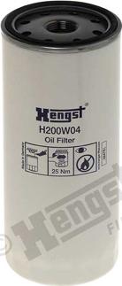 Hengst Filter H200W04 - Filtru ulei aaoparts.ro