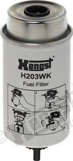 Hengst Filter H203WK - Filtru combustibil aaoparts.ro