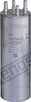 Hengst Filter H207WK02 - Filtru combustibil aaoparts.ro