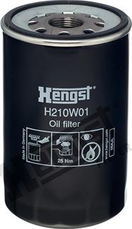 Hengst Filter H210W01 - Filtru ulei aaoparts.ro