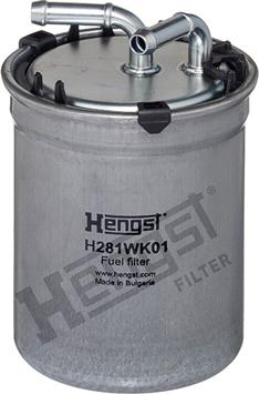 Hengst Filter H281WK01 - Filtru combustibil aaoparts.ro