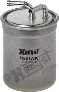 Hengst Filter H281WK - Filtru combustibil aaoparts.ro