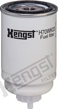 Hengst Filter H70WK03 - Filtru combustibil aaoparts.ro