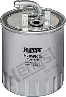 Hengst Filter H70WK18 - Filtru combustibil aaoparts.ro