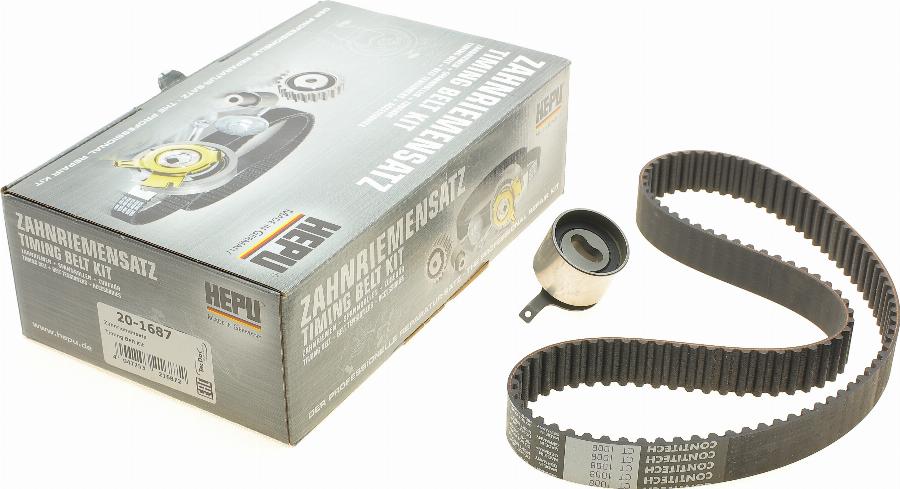 Hepu 20-1687 - Set curea de distributie aaoparts.ro