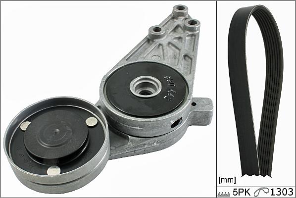 Hepu 20-1895 - Set curea transmisie cu caneluri aaoparts.ro