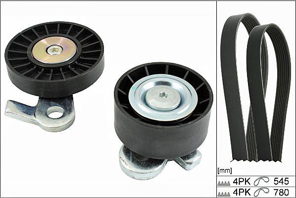 Hepu 20-1863 - Set curea transmisie cu caneluri aaoparts.ro