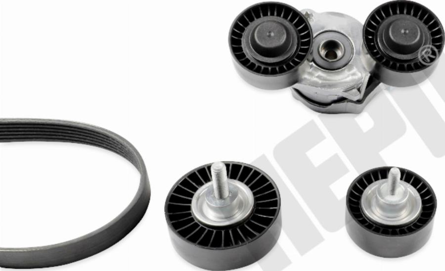 Hepu 20-2118 - Set curea transmisie cu caneluri aaoparts.ro