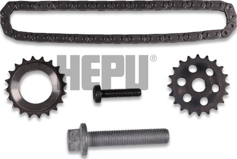 Hepu 21-0376 - Set lant, antrenare pompa ulei aaoparts.ro