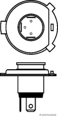 Herth+Buss Elparts 89901034 - Bec, far principal aaoparts.ro