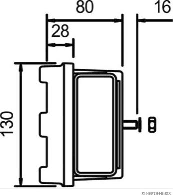 Herth+Buss Elparts 83840607 - Lampa spate aaoparts.ro