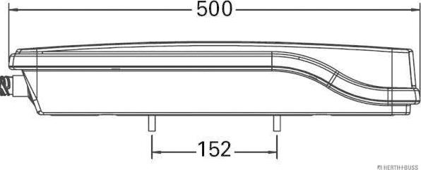 Herth+Buss Elparts 83830054 - Lampa spate aaoparts.ro