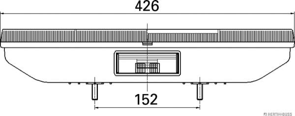 Herth+Buss Elparts 83830023 - Lampa spate aaoparts.ro