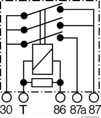 Herth+Buss Elparts 75614616 - Releu, pompa combustibil aaoparts.ro