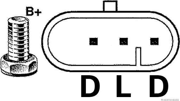 Herth+Buss Jakoparts J5110909 - Generator / Alternator aaoparts.ro