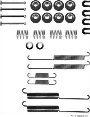 Herth+Buss Jakoparts J3565008 - Set accesorii, sabot de frana aaoparts.ro