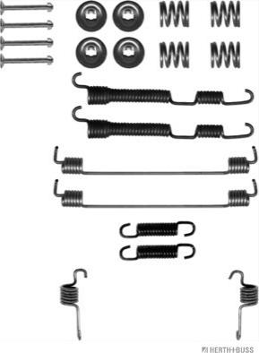 Herth+Buss Jakoparts J3565007 - Set accesorii, sabot de frana aaoparts.ro