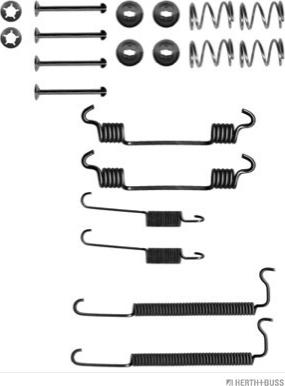 Herth+Buss Jakoparts J3560900 - Set accesorii, sabot de frana aaoparts.ro