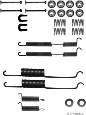 Herth+Buss Jakoparts J3560506 - Set accesorii, sabot de frana aaoparts.ro