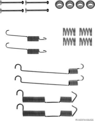 Herth+Buss Jakoparts J3568006 - Set accesorii, sabot de frana aaoparts.ro