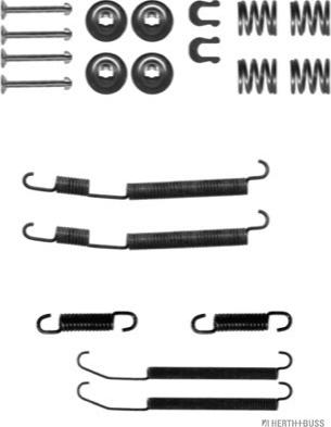 Herth+Buss Jakoparts J3567000 - Set accesorii, sabot de frana aaoparts.ro