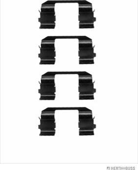 Herth+Buss Jakoparts J3664009 - Set accesorii, placute frana aaoparts.ro