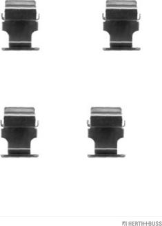 Herth+Buss Jakoparts J3665013 - Set accesorii, placute frana aaoparts.ro