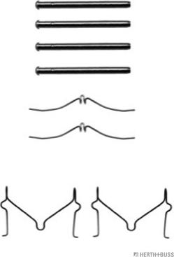 Herth+Buss Jakoparts J3663006 - Set accesorii, placute frana aaoparts.ro