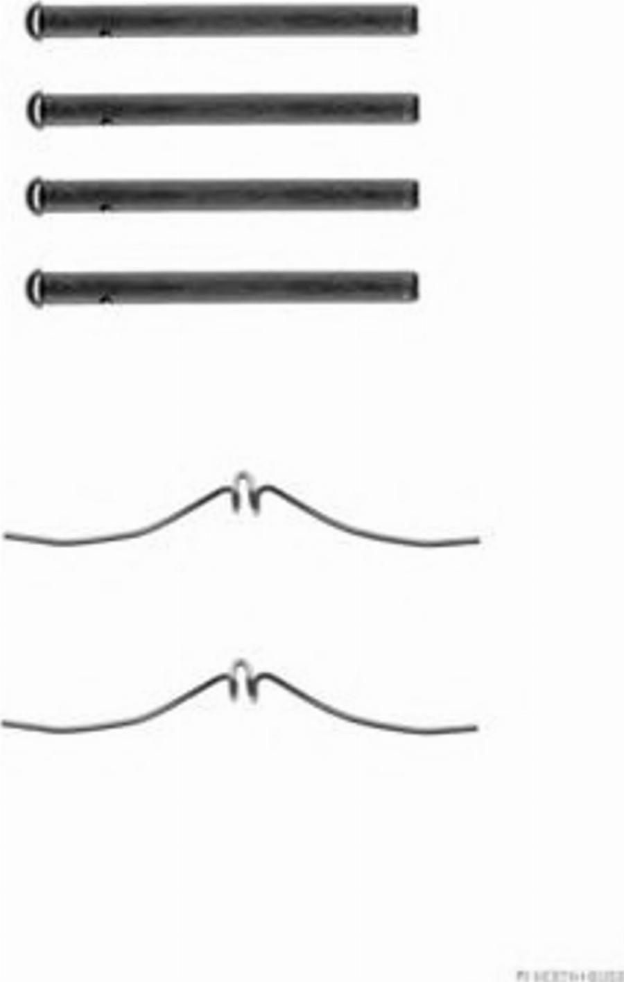 Herth+Buss Jakoparts J3663001 - Set accesorii, placute frana aaoparts.ro