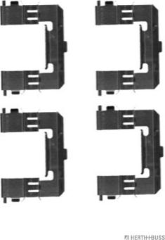 Herth+Buss Jakoparts J3663017 - Set accesorii, placute frana aaoparts.ro