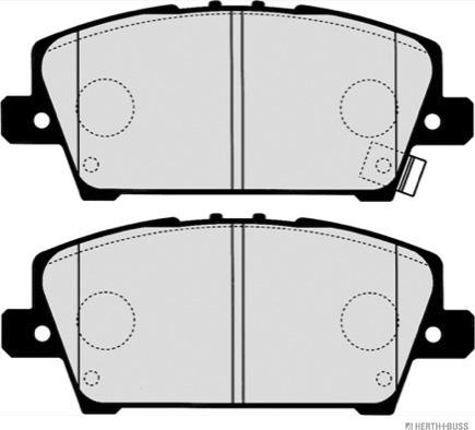 Herth+Buss Jakoparts J3604069 - Set placute frana,frana disc aaoparts.ro