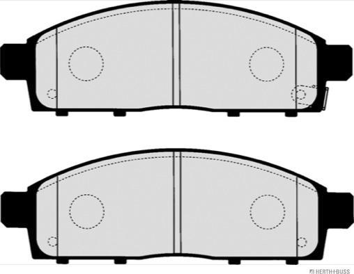 Herth+Buss Jakoparts J3605065 - Set placute frana,frana disc aaoparts.ro