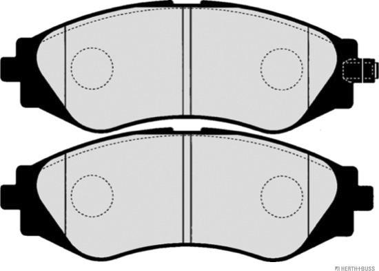 Herth+Buss Jakoparts J3600902 - Set placute frana,frana disc aaoparts.ro