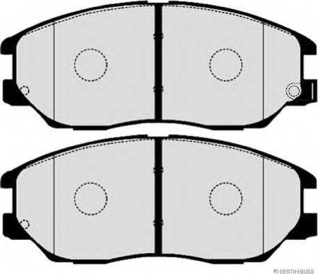 Herth+Buss Jakoparts J3600407 - Set placute frana,frana disc aaoparts.ro