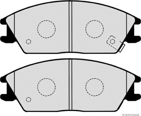 Herth+Buss Jakoparts J3600515 - Set placute frana,frana disc aaoparts.ro