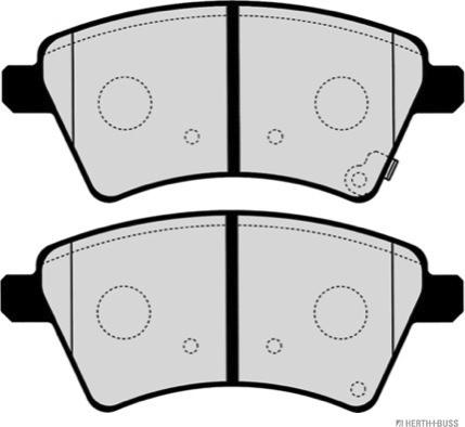 Herth+Buss Jakoparts J3608031 - Set placute frana,frana disc aaoparts.ro