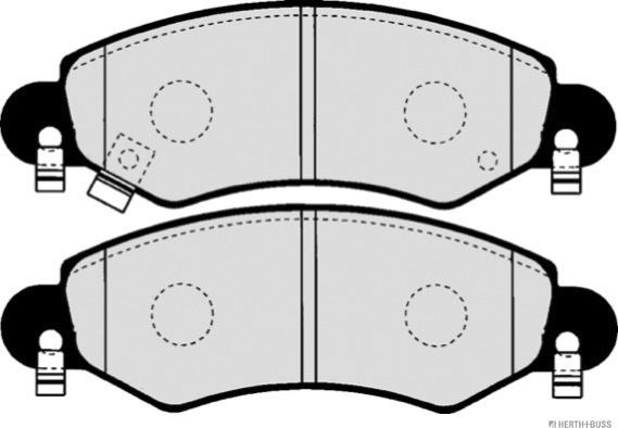 Herth+Buss Jakoparts J3608027 - Set placute frana,frana disc aaoparts.ro