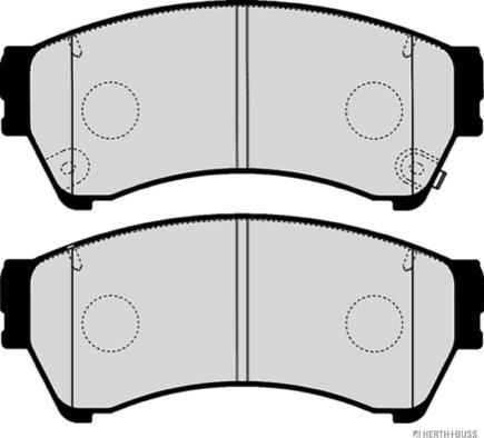 Herth+Buss Jakoparts J3603069 - Set placute frana,frana disc aaoparts.ro