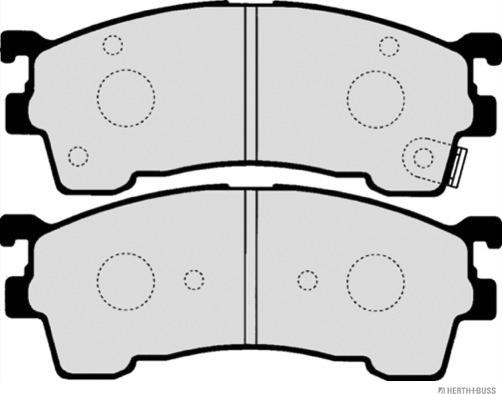 Herth+Buss Jakoparts J3603038 - Set placute frana,frana disc aaoparts.ro