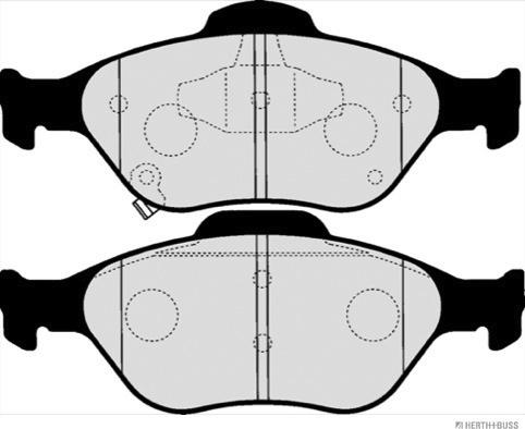 Herth+Buss Jakoparts J3602122 - Set placute frana,frana disc aaoparts.ro