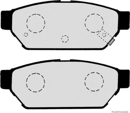Herth+Buss Jakoparts J3615004 - Set placute frana,frana disc aaoparts.ro