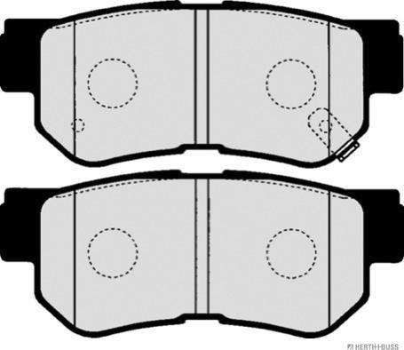 Herth+Buss Jakoparts J3610507 - Set placute frana,frana disc aaoparts.ro