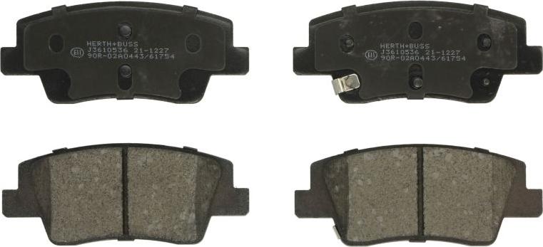 Herth+Buss Jakoparts J3610536 - Set placute frana,frana disc aaoparts.ro