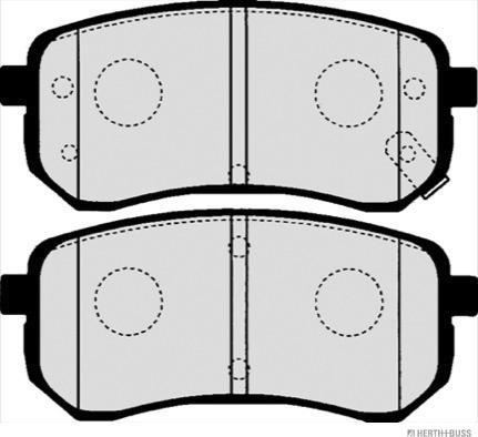 Herth+Buss Jakoparts J3610307 - Set placute frana,frana disc aaoparts.ro