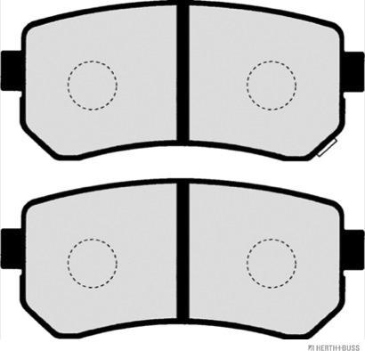 Herth+Buss Jakoparts J3610312 - Set placute frana,frana disc aaoparts.ro