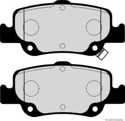 Herth+Buss Jakoparts J3612039 - Set placute frana,frana disc aaoparts.ro