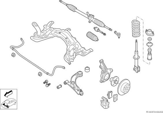 Herth+Buss Jakoparts N02860-VA - Directie aaoparts.ro