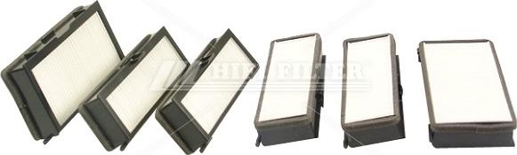 HIFI FILTER SC 4018 KIT - Filtru, aer habitaclu aaoparts.ro