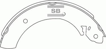 Hi-Q SA072GR - Set saboti frana aaoparts.ro